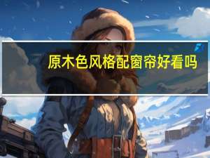 原木色风格配窗帘好看吗