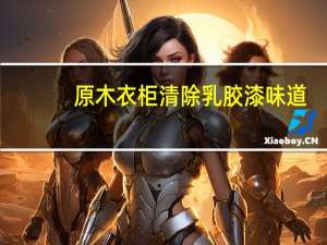 原木衣柜清除乳胶漆味道