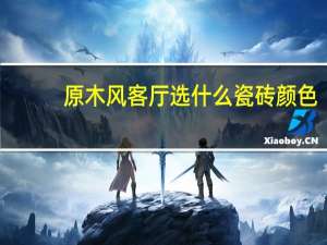 原木风客厅选什么瓷砖颜色