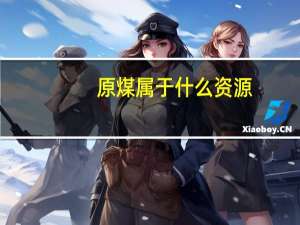 原煤属于什么资源