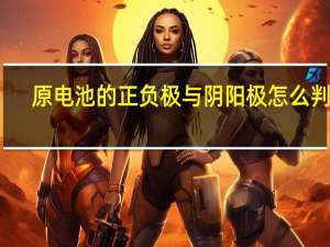 原电池的正负极与阴阳极怎么判断