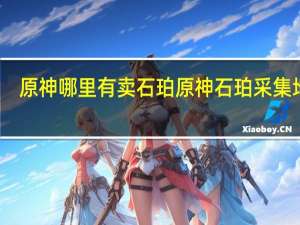 原神哪里有卖石珀 原神石珀采集地点