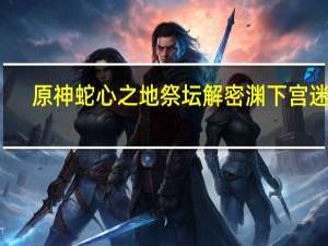 原神蛇心之地祭坛解密 渊下宫迷宫:解开蛇心之地祭坛的谜题攻略