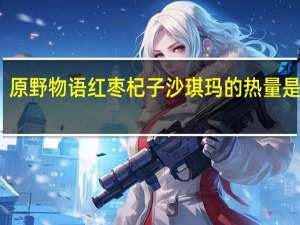 原野物语 红枣杞子沙琪玛的热量是多少