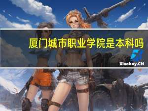 厦门城市职业学院是本科吗