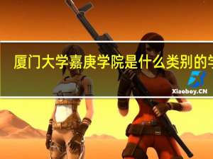 厦门大学嘉庚学院是什么类别的学校