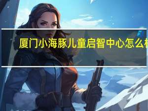 厦门小海豚儿童启智中心怎么样