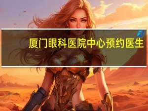 厦门眼科医院中心预约医生（厦门眼科中心医院网上预约）
