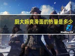 厨大妈爽滑面的热量是多少