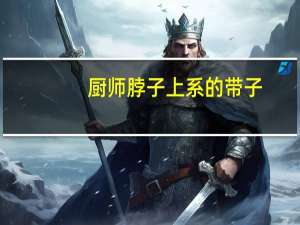 厨师脖子上系的带子，颜色不同分别表示什么意思