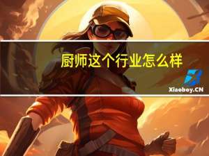 厨师这个行业怎么样