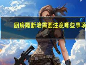 厨房隔断墙需要注意哪些事项（室内装修厨房隔断要注意哪些问题 谁能给我点意见 谢谢）