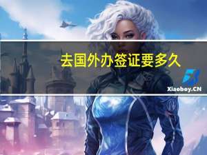 去国外办签证要多久