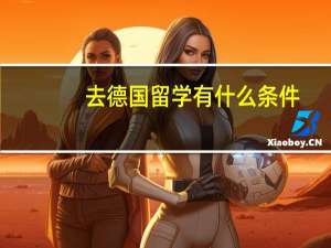 去德国留学有什么条件