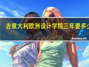 去意大利欧洲设计学院三年要多少钱