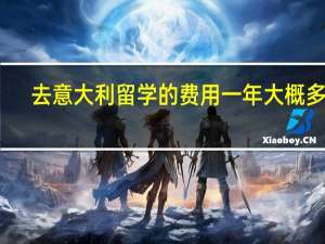 去意大利留学的费用一年大概多少