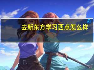 去新东方学习西点怎么样？