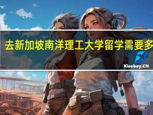 去新加坡南洋理工大学留学需要多少钱