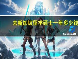 去新加坡留学硕士一年多少钱