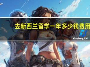 去新西兰留学一年多少钱费用