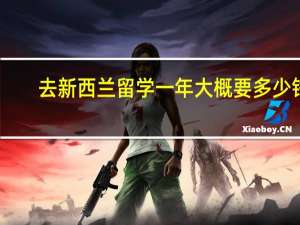 去新西兰留学一年大概要多少钱