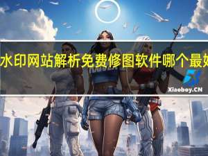 去水印网站解析免费 修图软件哪个最好用免费(免费一键在线去水印图片解析网址)