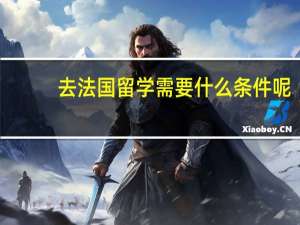 去法国留学需要什么条件呢
