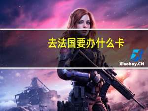 去法国要办什么卡
