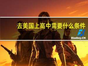 去美国上高中需要什么条件