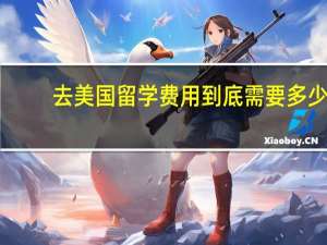 去美国留学费用到底需要多少