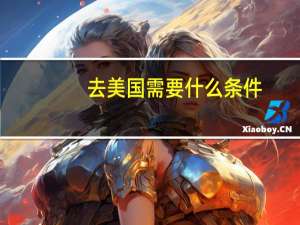 去美国需要什么条件？