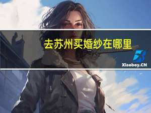 去苏州买婚纱在哪里