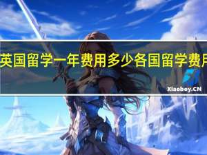 去英国留学一年费用多少 各国留学费用一览表