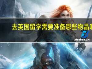 去英国留学需要准备哪些物品啊