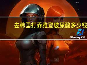 去韩国打乔雅登玻尿酸多少钱(进口玻尿酸有什么品牌)