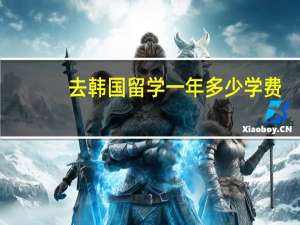 去韩国留学一年多少学费