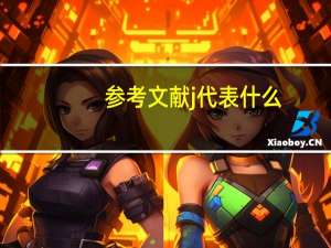 参考文献j代表什么