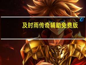 及时雨传奇辅助免费版（传奇外挂及时雨官网）