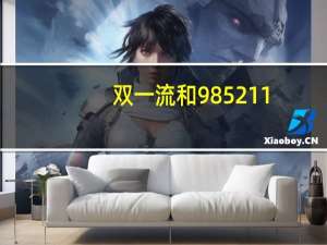双一流和985 211（双一流和985 211的区别）
