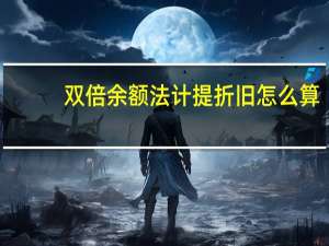 双倍余额法计提折旧怎么算（双倍余额法计提折旧公式是什么）