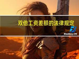双倍工资差额的法律规定