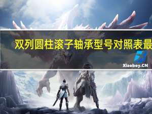 双列圆柱滚子轴承型号对照表最全（双列圆柱滚子轴承型号）
