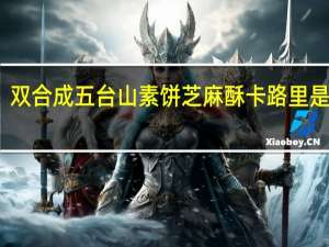 双合成 五台山素饼芝麻酥卡路里是多少