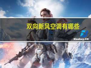 双向新风空调有哪些