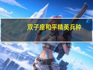 双子座和平精英兵种