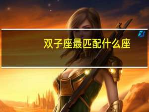 双子座最匹配什么座