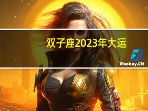 双子座2023年大运