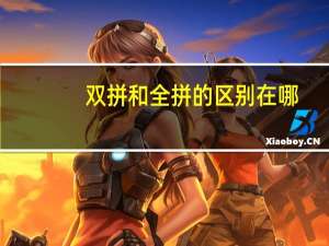 双拼和全拼的区别在哪（双拼和全拼的区别）