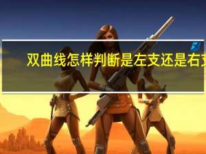 双曲线怎样判断是左支还是右支