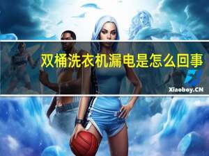 双桶洗衣机漏电是怎么回事